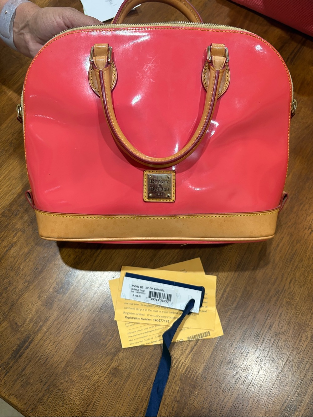 Dooney & Burke Zip Zip Satchel